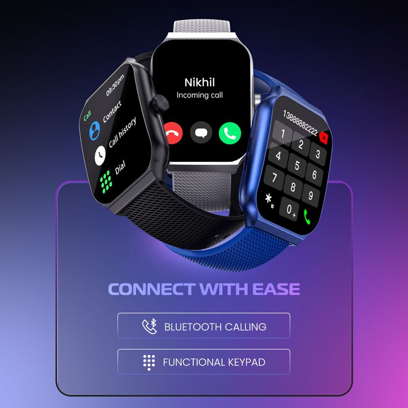 Cellecor RISE 2.01" Curved HD Display Smartwatch - Image 5