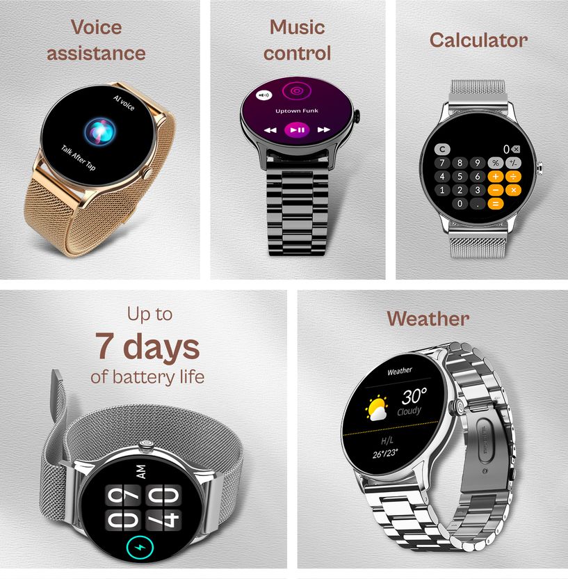 Noise Crew Go 1.39" Display Smartwatch - Image 7