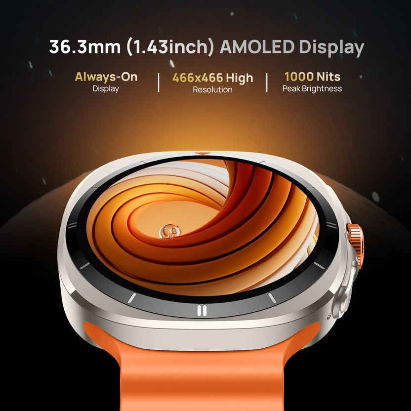 Fire-Boltt Axiom 2026 1.43" AMOLED Smartwatch - Image 4