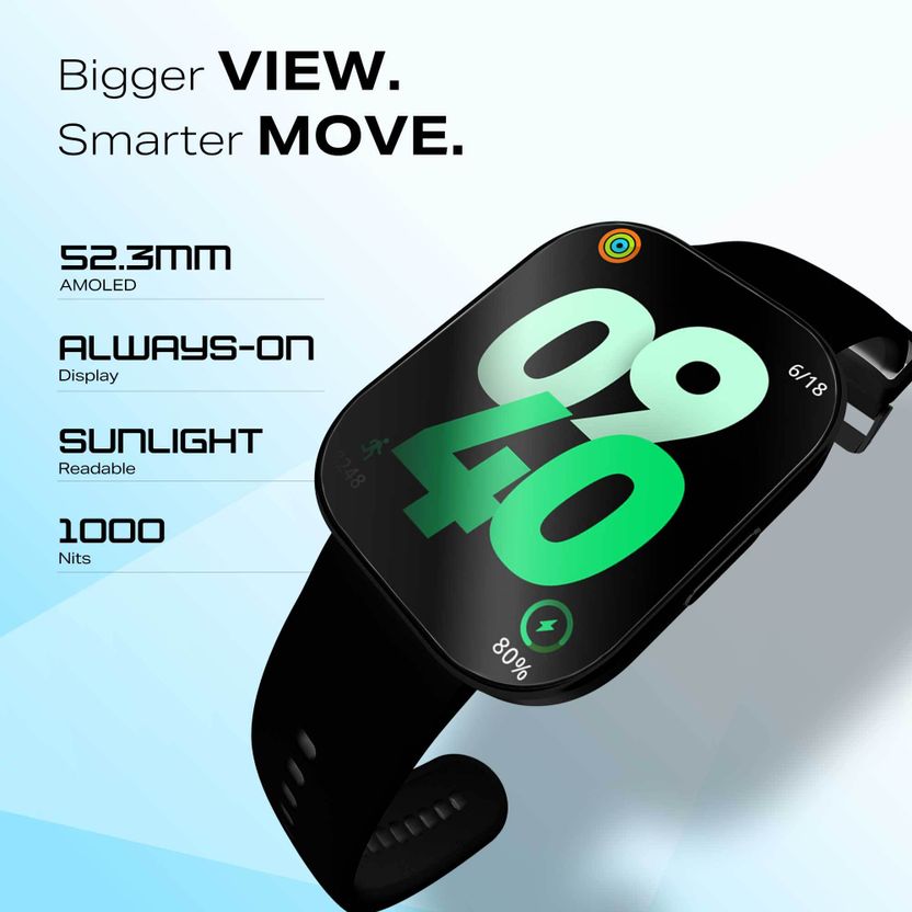 Infinix Xwatch H5 Pro Smartwatch Black - Image 3
