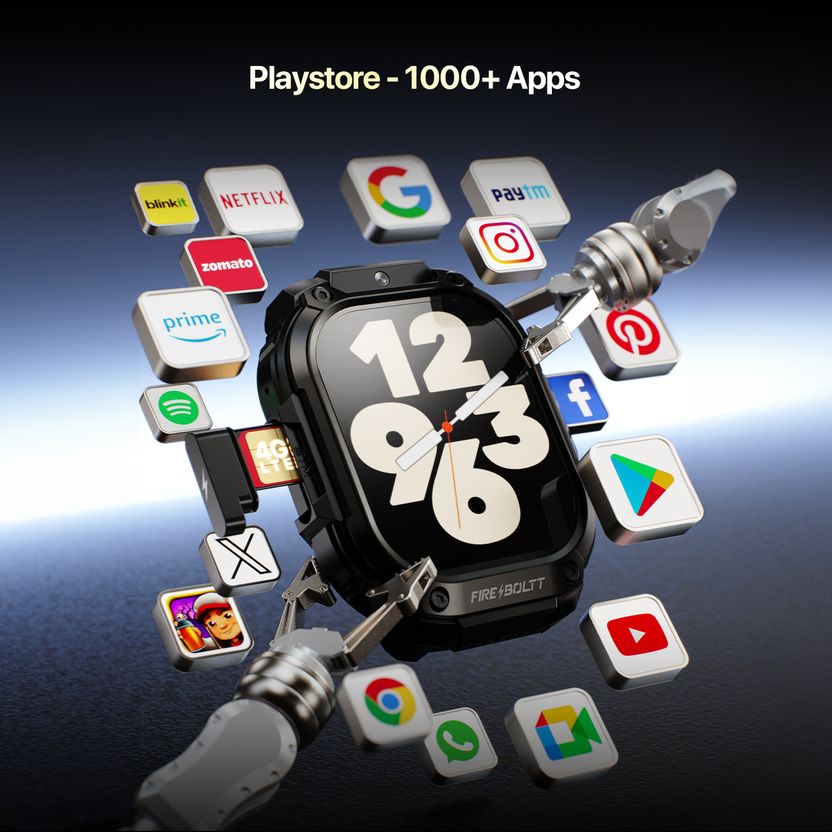 Fire-Boltt Clickk 54.1mm AMOLED Display Smartwatch - Image 9