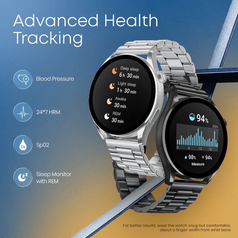 Fastrack Dezire FX1 Smartwatch Silver Strap - Image 6