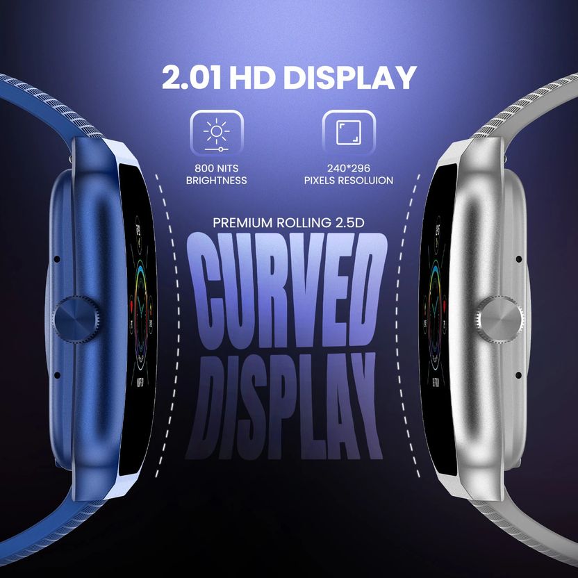 Cellecor RISE 2.01" Curved HD Display Smartwatch - Image 2