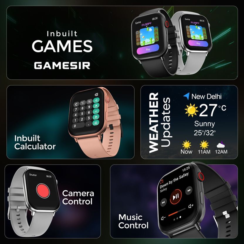 GameSir गमेसिर Edge-Lite | 1.99 " Amoled Display | BT Calling | A...more - Image 5