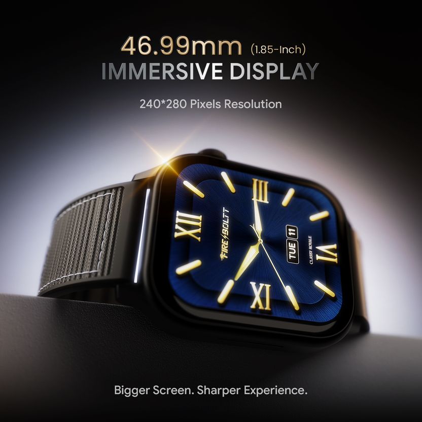 Fire-Boltt Rise Force 1.85 BT Calling Smartwatch - Image 5