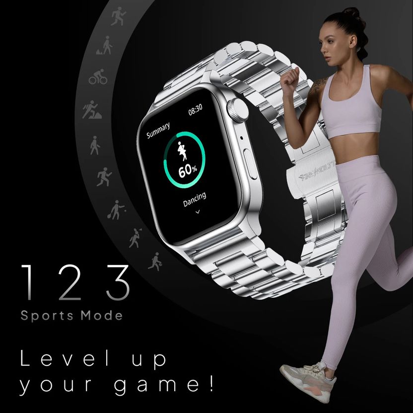 Fire-Boltt Rise Luxe 2026 Stainless Steel 47mm Smartwatch - Image 3