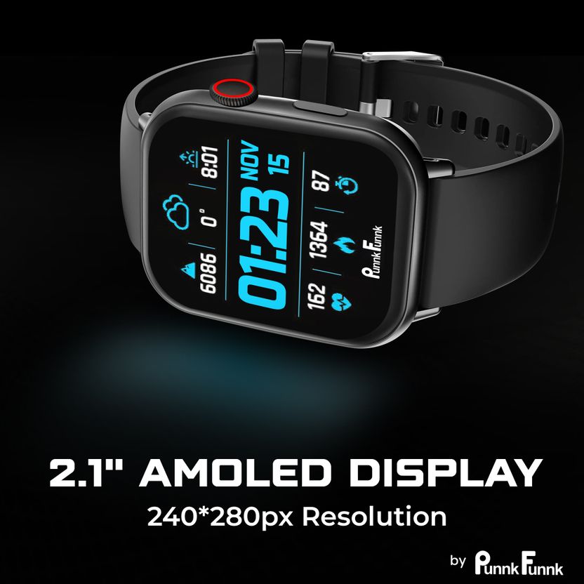 PunnkFunnk Edge-Lite 1.99 inch Amoled Display Smartwatch - Image 6