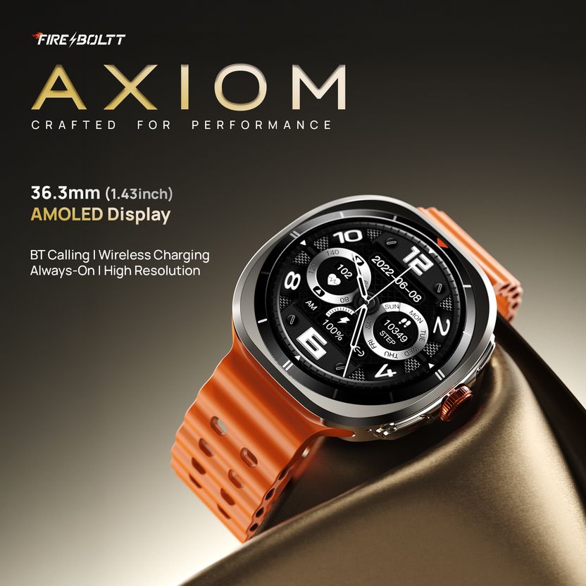 Fire-Boltt Axiom 2026 1.43" AMOLED Smartwatch - Image 2