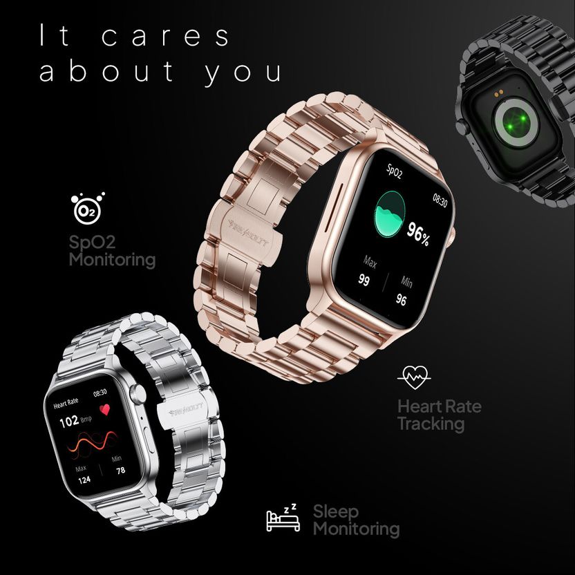 Fire-Boltt Rise Luxe 2026 Stainless Steel 47mm Smartwatch - Image 4