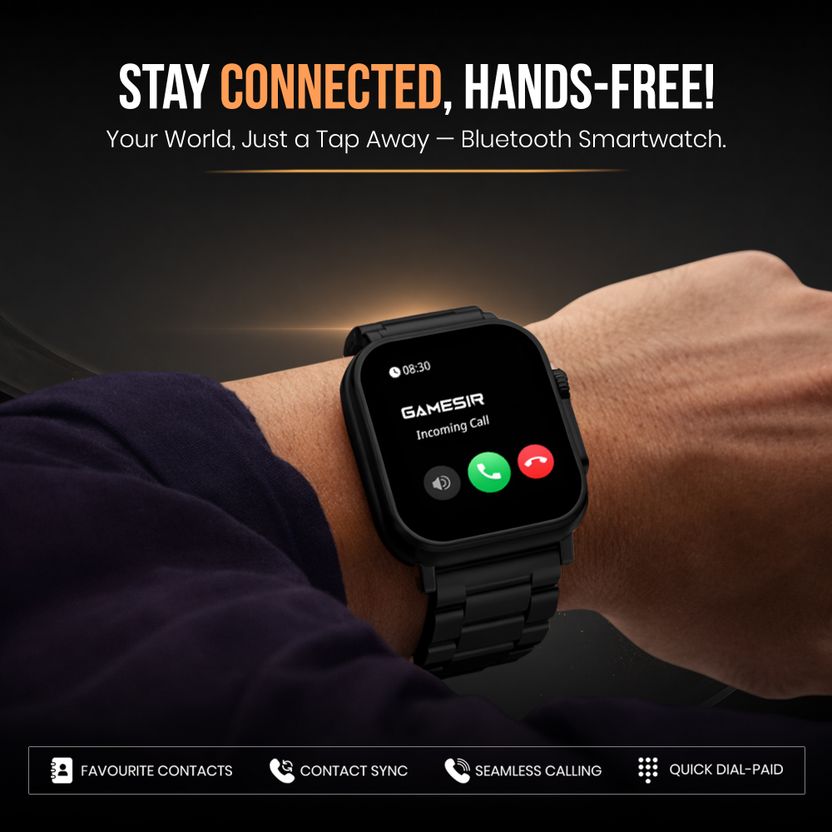 GameSir T800 Black 1.99" Smartwatch - Image 4