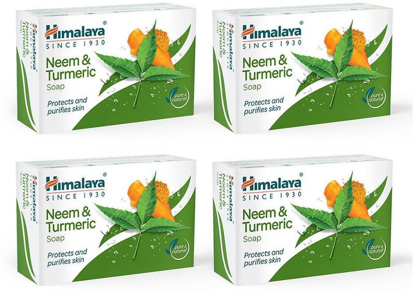 Himalaya Neem & Turmeric Soap 4 x 125g Pack of 4 · 125 g (500 g total) - Image 3