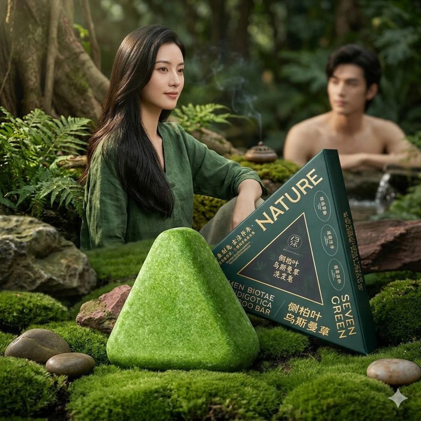 TruGlow Herbal Hair Shampoo Soap - Image 3