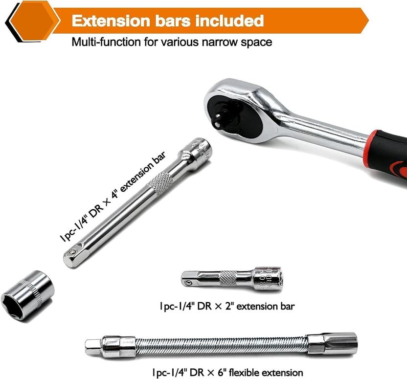 DEAGAN 46PCS Sockets Extension Bars - Image 6