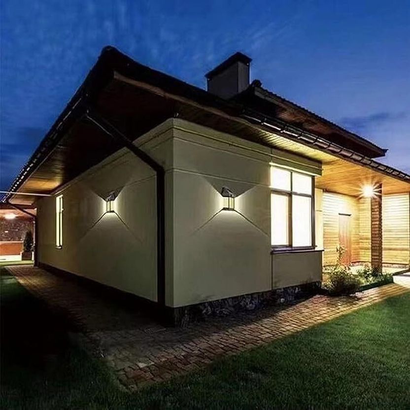 SHIVANI Solar Outdoor Garden Wall Light with Sensor - Image 3
