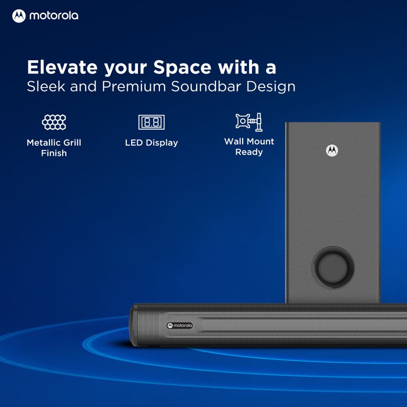 Buy Motorola AmphisoundX Vibe 220 W Bluetooth Soundbar - Image 8