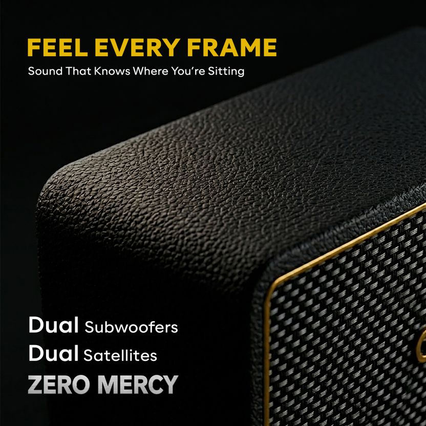 GOVO GoSurround 1008Pro 800W Bluetooth Soundbar Black - Image 3