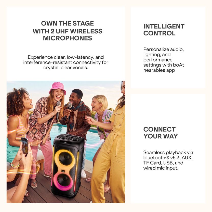 Buy boAt PartyPal 650 300W Bluetooth Tower Speaker - Image 10