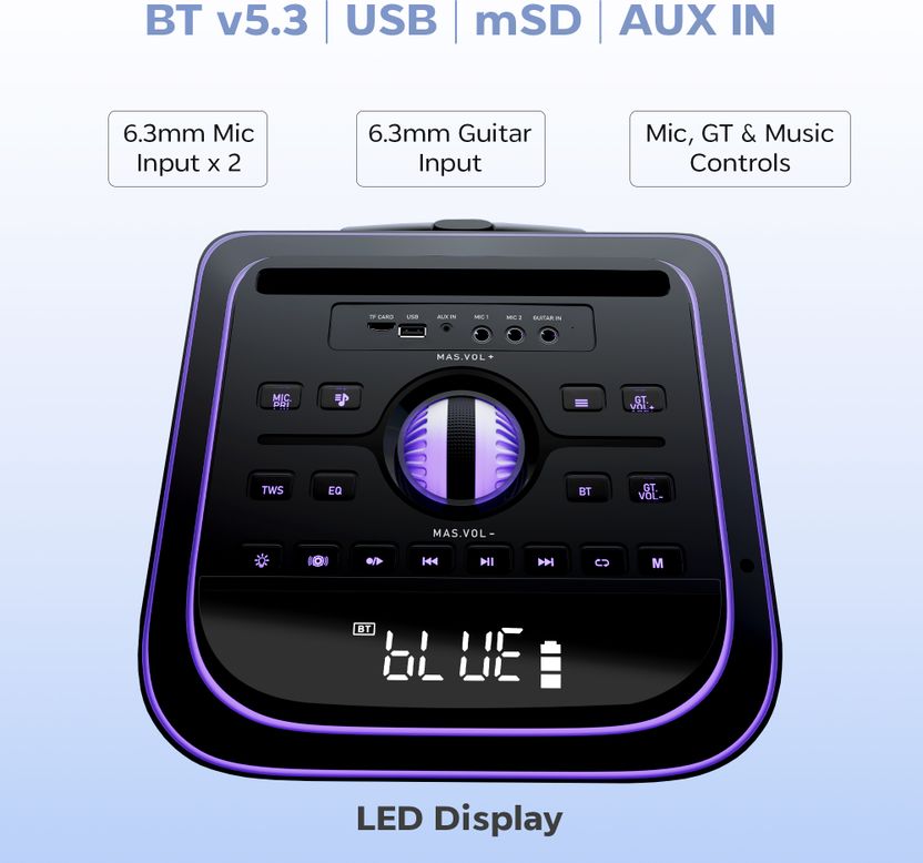 ZEBRONICS Party Fyre 900 RGB Wireless Speaker - Image 8