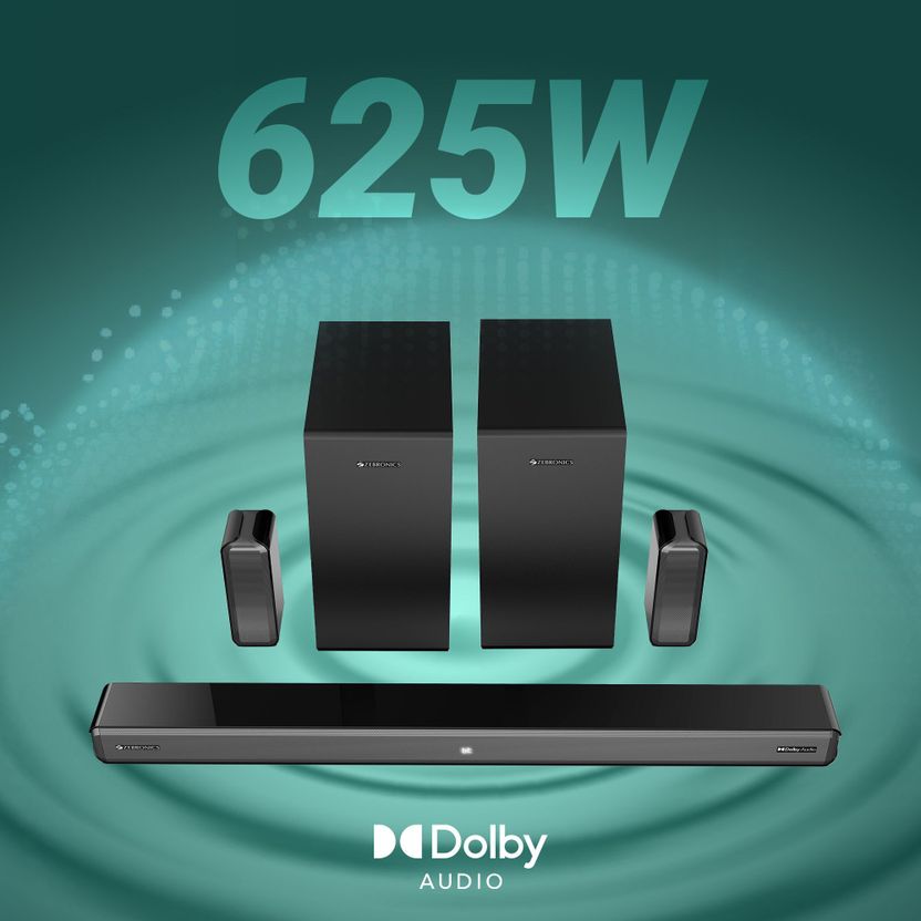 ZEBRONICS ZEB-SBSPK C12 625W Bluetooth Soundbar - Image 3
