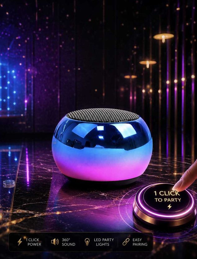 kenvex Mini Multi Speaker KV-99 Bluetooth Metal Body - Image 2