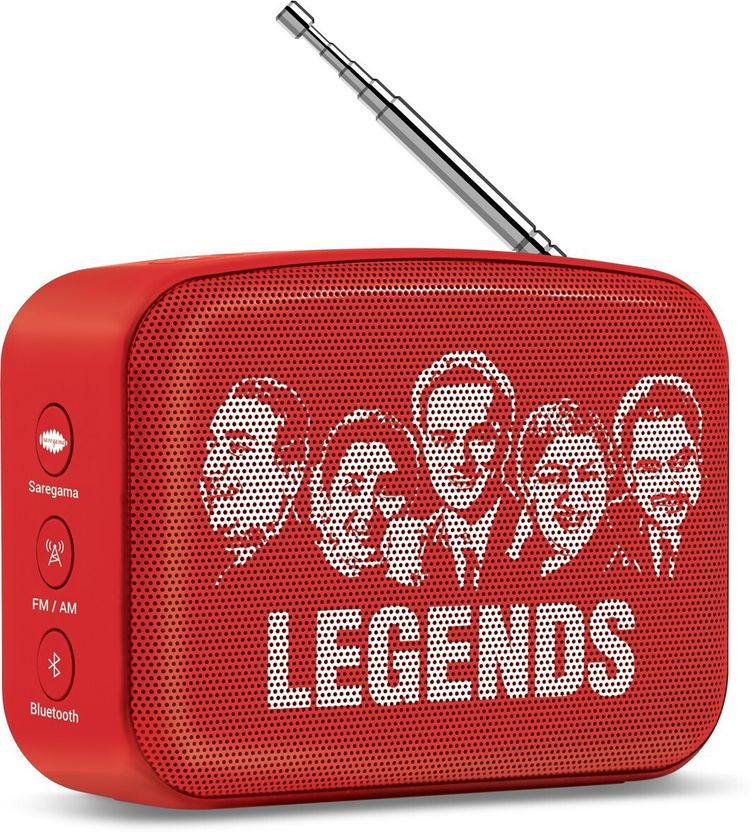 SAREGAMA Mini Hindi 5W Bluetooth Speaker (Sunset Red) - Image 1