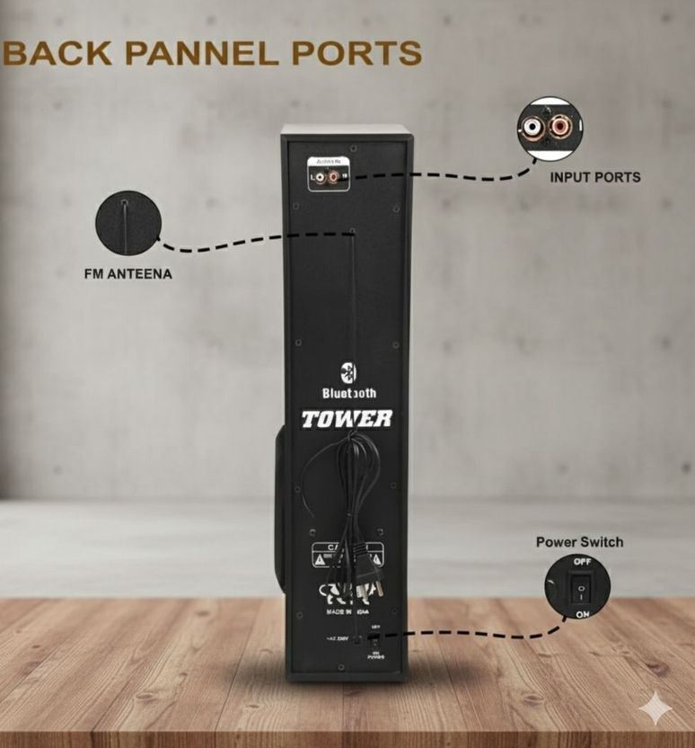 Sainitone ST 03 120W Bluetooth Tower Speaker - Image 5