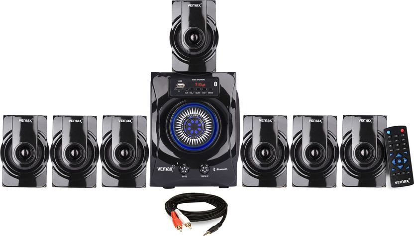 Vemax Pulse 7.1 Bluetooth Home Theater System 80W - Image 2