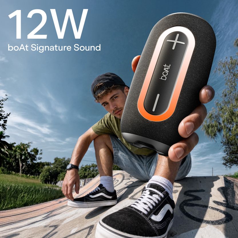 Buy boAt Stone 350 Plus 12W Bluetooth Speaker Beige - Image 4
