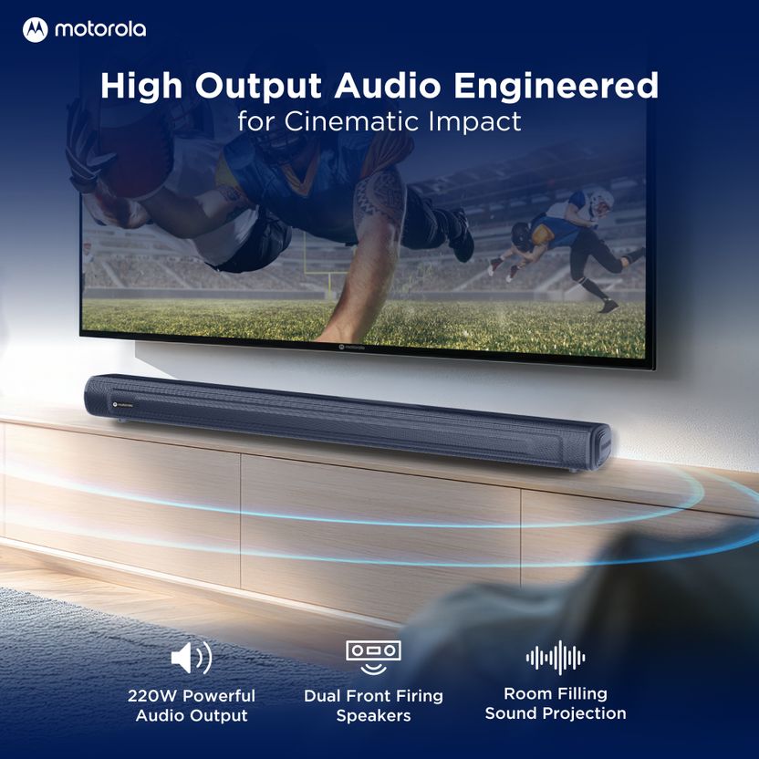 Buy Motorola AmphisoundX Vibe 220 W Bluetooth Soundbar - Image 2