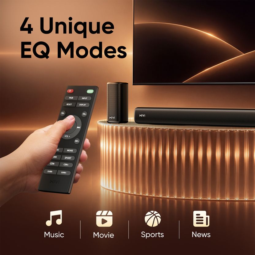 Buy Mivi Fort Sonic 800 5.1 Channel Soundbar - Image 4