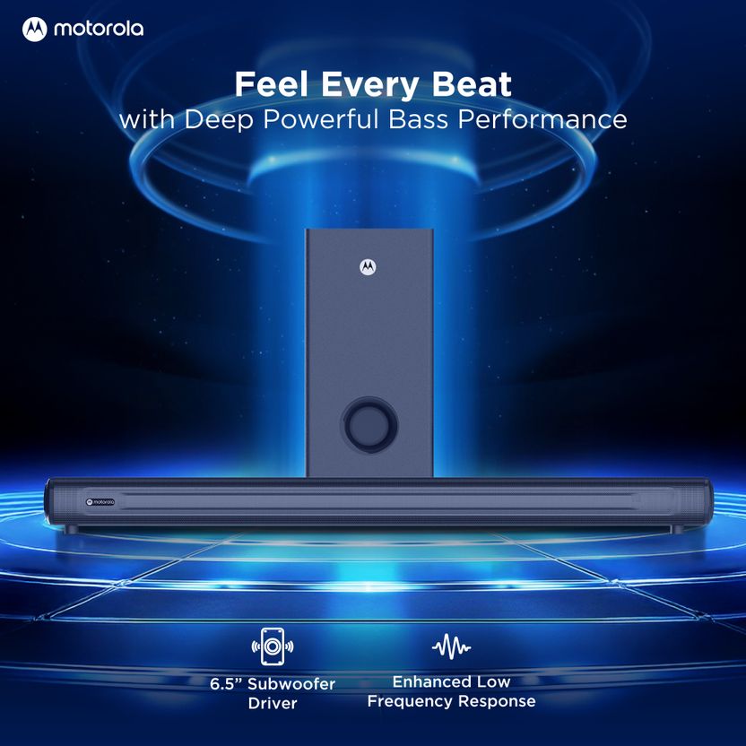 Buy Motorola AmphisoundX Vibe 220 W Bluetooth Soundbar - Image 4