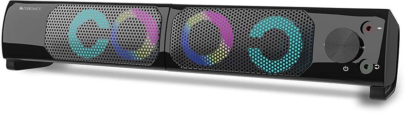 Buy Zebronics Wonderbar 10 10W Laptop/Desktop Speaker (Black) - Image 2