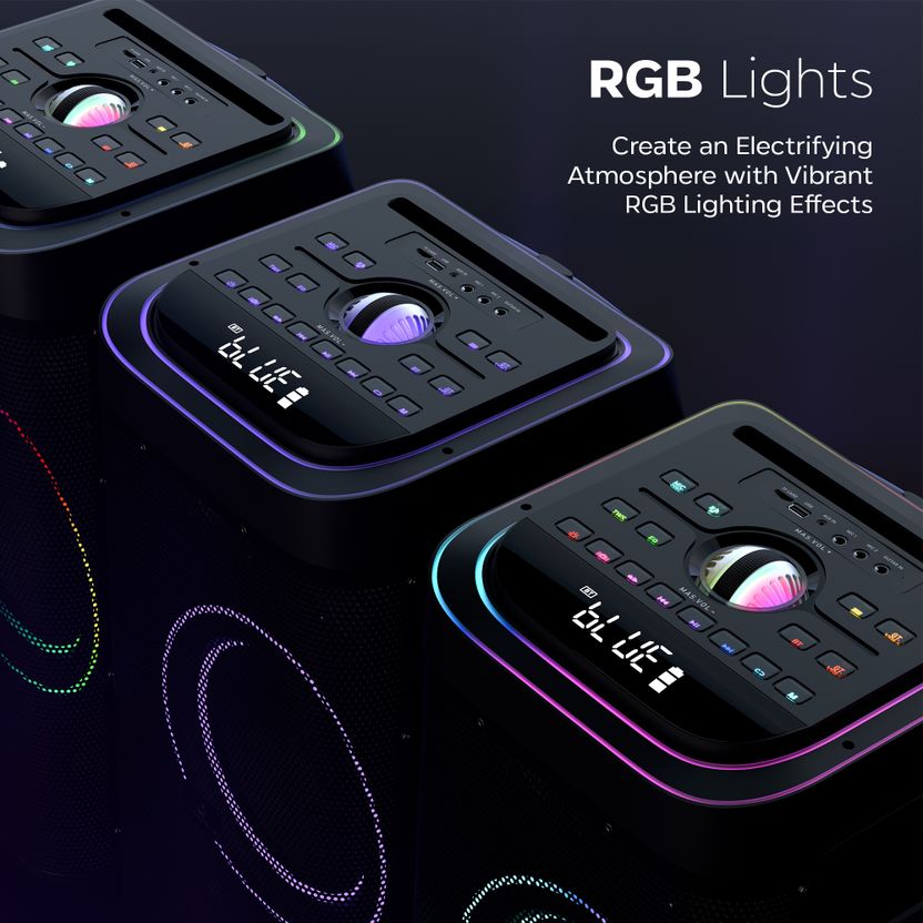 ZEBRONICS Party Fyre 900 RGB Wireless Speaker - Image 5