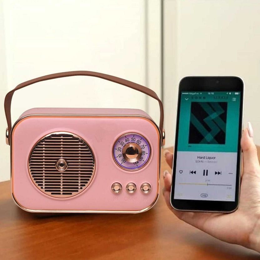 JAXTER Mini Retro Radio Bluetooth Speaker - Image 3