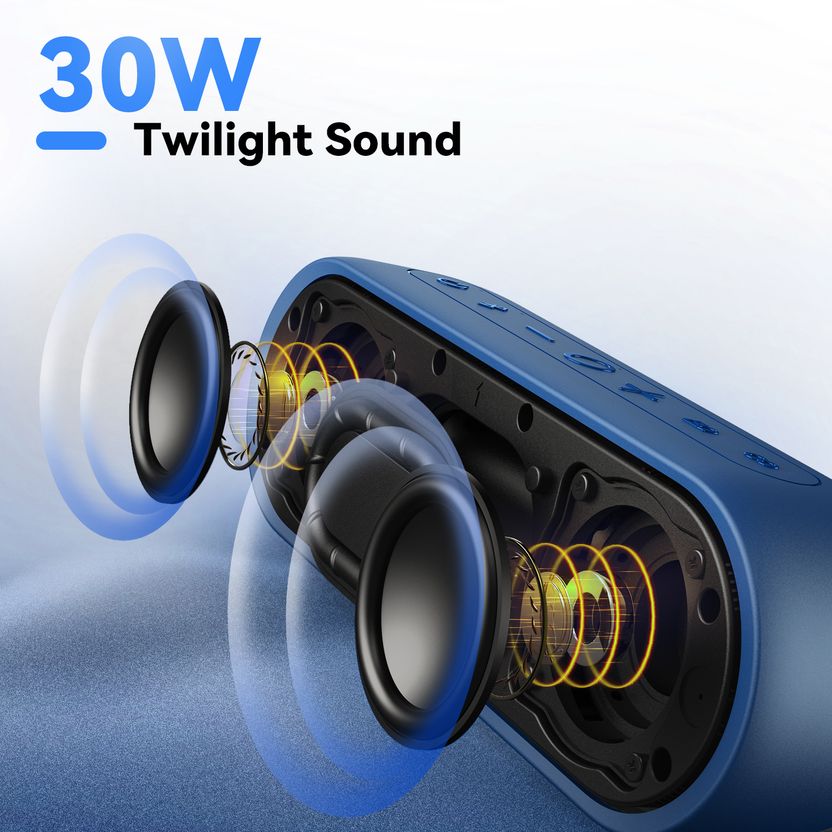 Tribit XSound Plus 2 30W Bluetooth Speaker Blue - Image 2