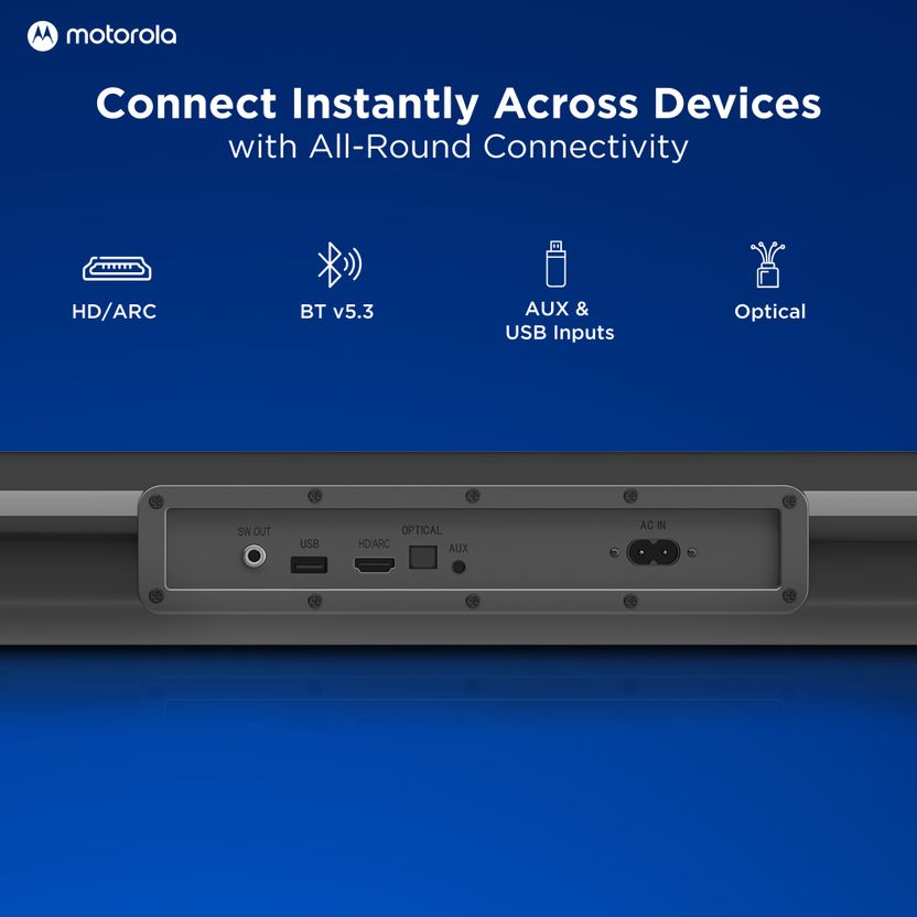 Buy Motorola AmphisoundX Vibe 220 W Bluetooth Soundbar - Image 9
