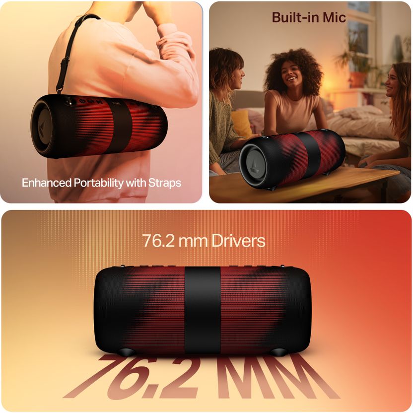 Buy boAt Stone 1200 Pro 76.2mm Beige Bluetooth Speaker - Image 3