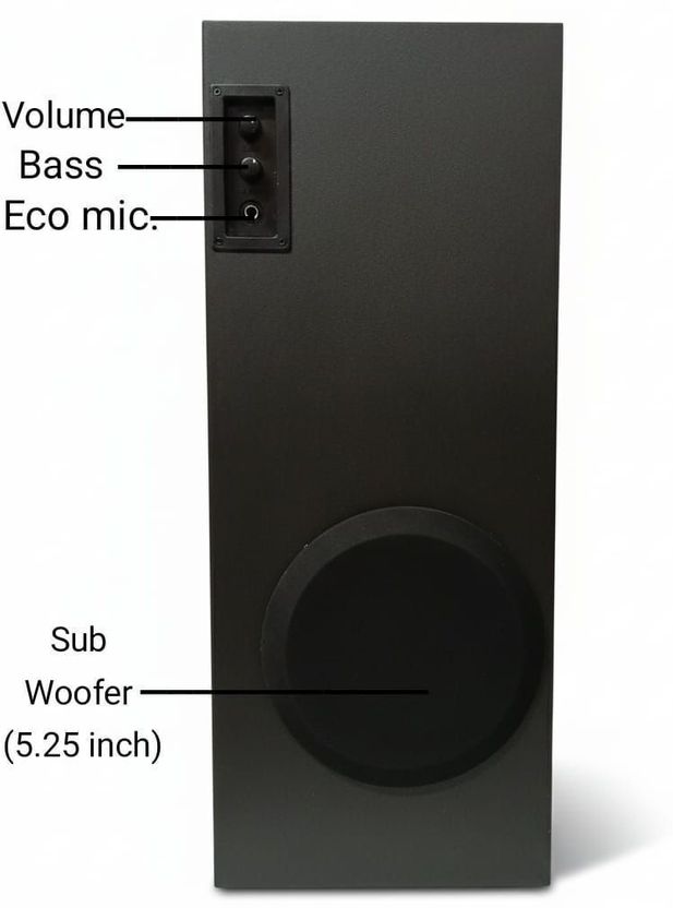 Sainitone ST 05 Black RGB 120W Bluetooth Speaker - Image 4