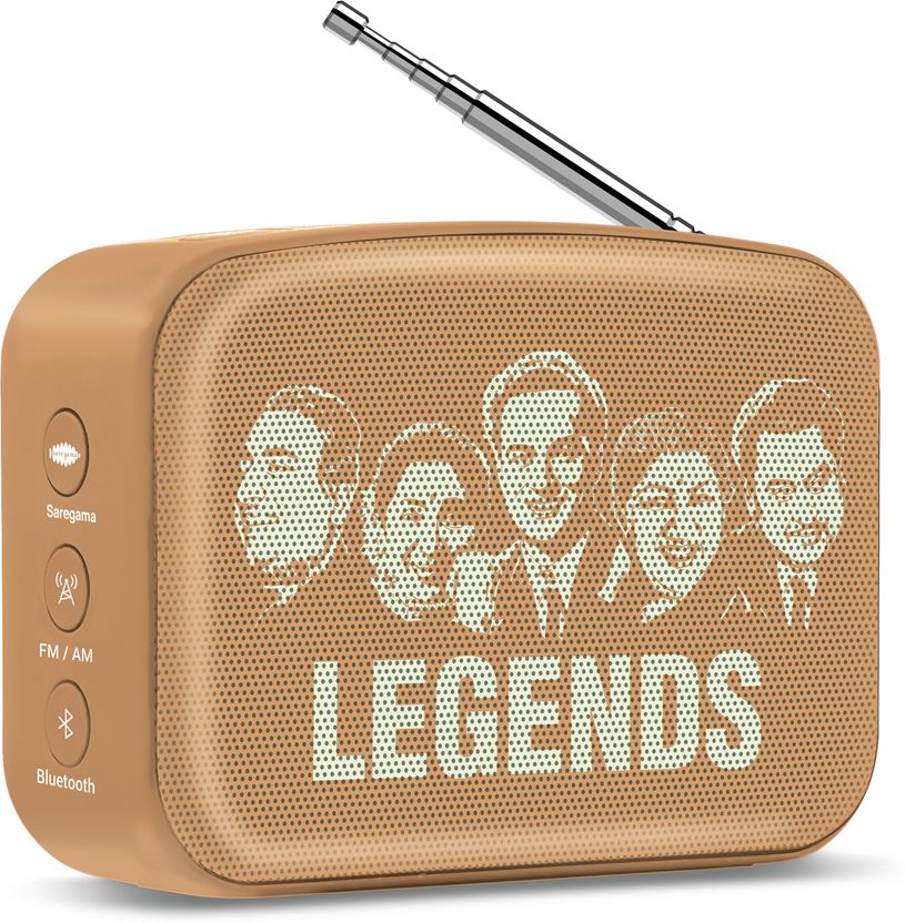 SAREGAMA Mini Hindi 5W Bluetooth Speaker (Sunset Red) - Image 9
