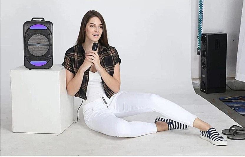 ME&U SargamMusic 8inchD Bluetooth Speaker - Image 5
