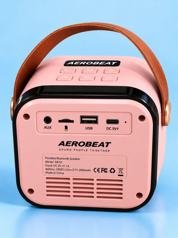 AEROBEAT SP781 5W Bluetooth Speaker Blue - Image 2