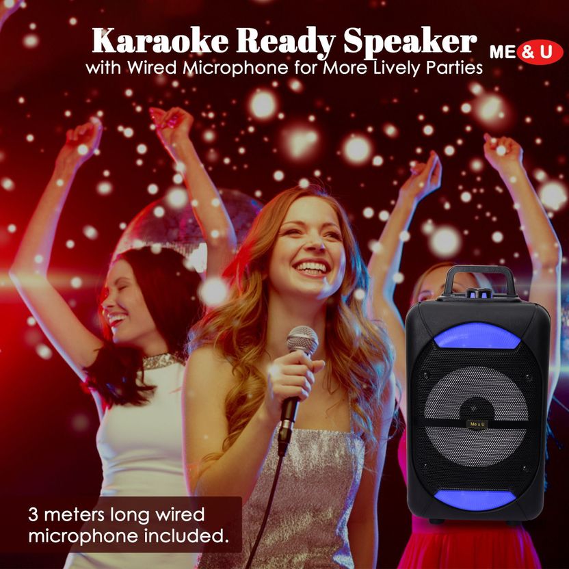 ME&U SargamMusic 8inchD Bluetooth Speaker - Image 3