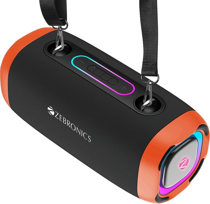 ZEBRONICS Sound Feast 85 30W Bluetooth Speaker Black - Image 9