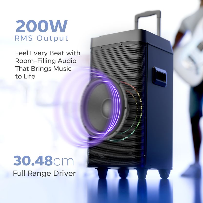 ZEBRONICS Party Fyre 900 RGB Wireless Speaker - Image 2