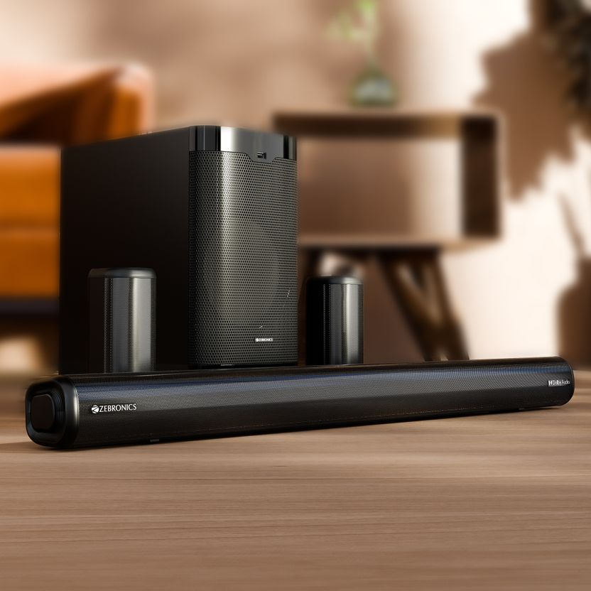 ZEBRONICS Juke Bar 9400 Pro 525W Bluetooth Soundbar Black - Image 1