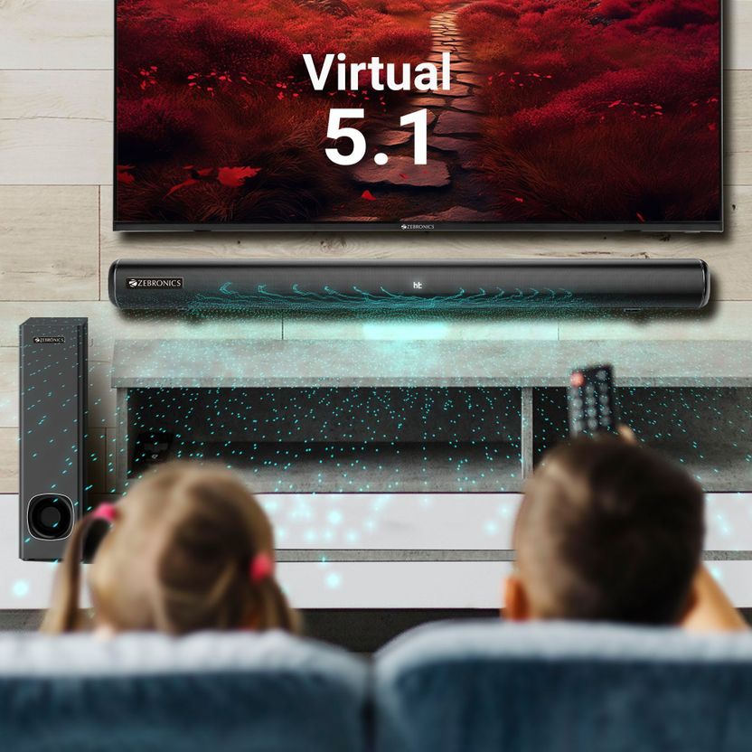 ZEBRONICS Juke Bar 4000 120W Bluetooth Soundbar Black - Image 6