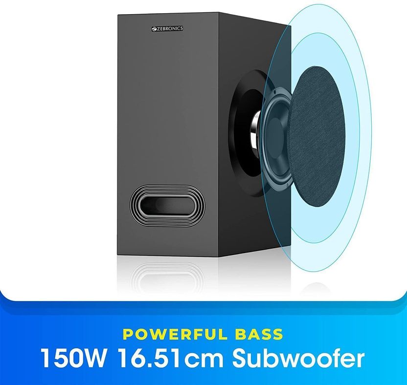 ZEBRONICS Surround Dolby Atmos Soundbar with Subwoofer 525W Bluetooth - Image 3