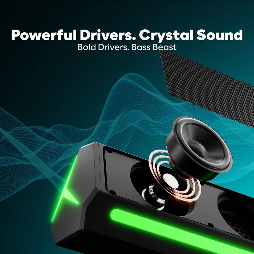 GOVO Gosurround 600 90W Bluetooth Soundbar (Silver) - Image 2