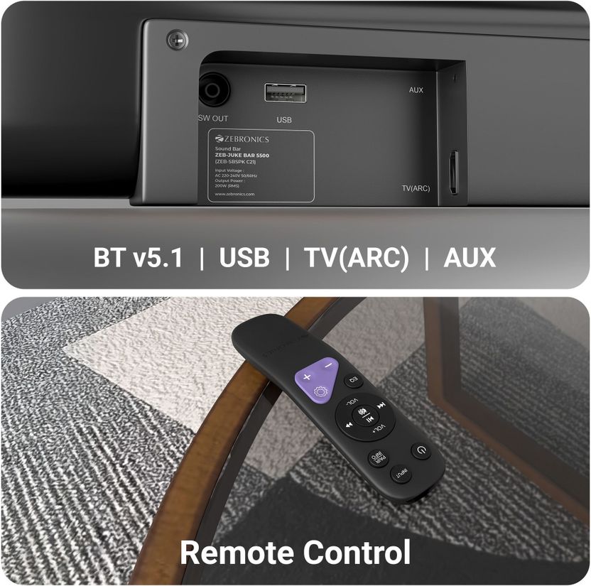 ZEBRONICS Juke Bar 5500 BT v5.1 - Image 6