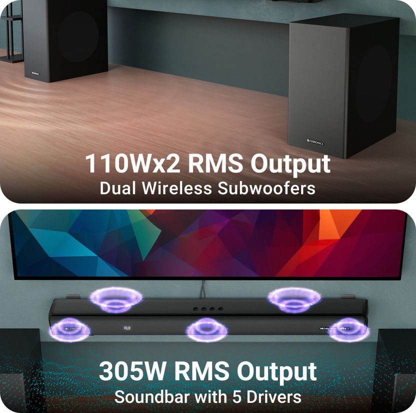 ZEBRONICS Juke Bar 9900 Bluetooth Soundbar - Image 4